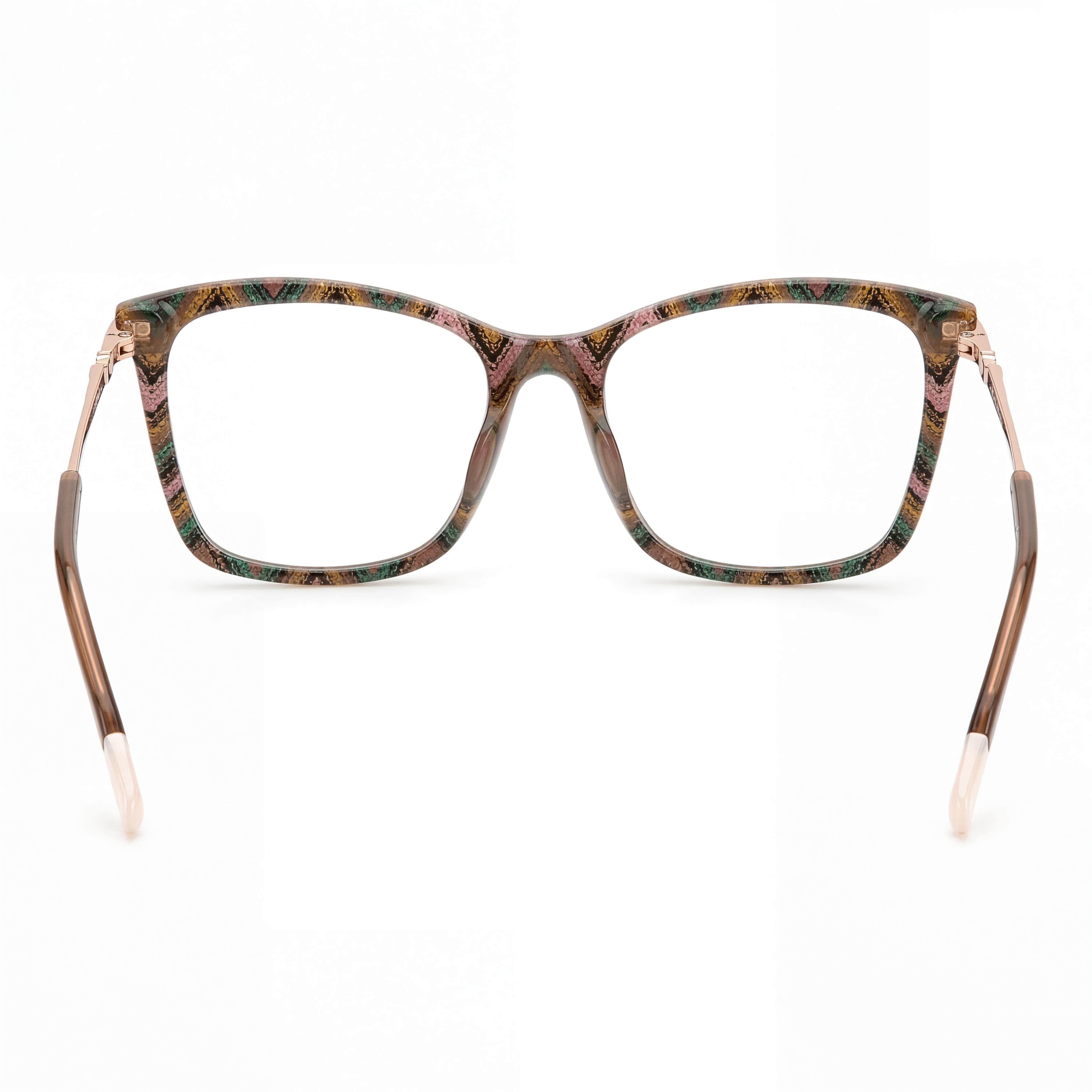 Missoni MIS 0108 Pttbrwngrn Rectangle Eyeglasses for Women, 53mm, Photo 3