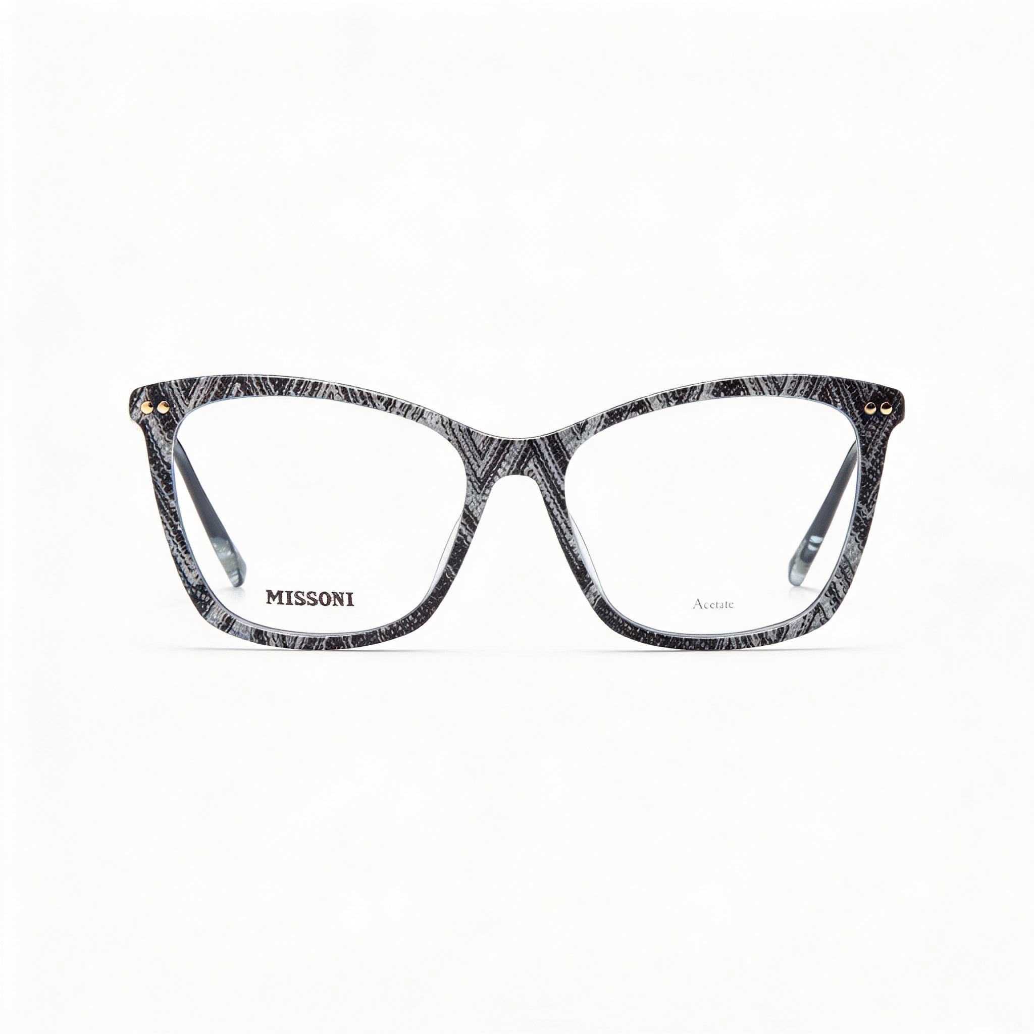 Gafas Missoni MIS 0108 Ojo de Gato Blancas y Negras para Mujer, 53mm, Photo 2