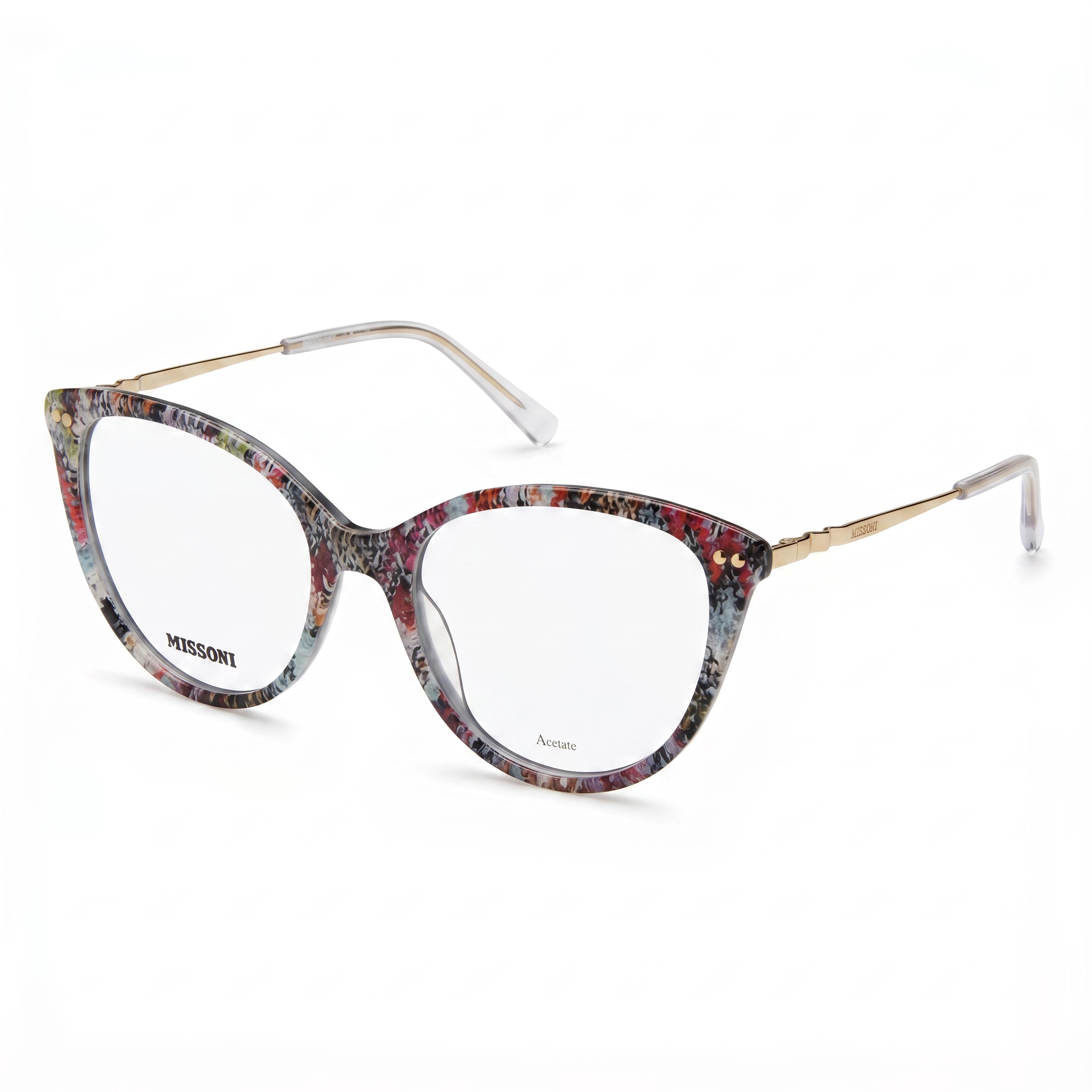 Missoni MIS 0109 Gafas con montura estampada multicolor para mujer, 54 mm, Photo 1