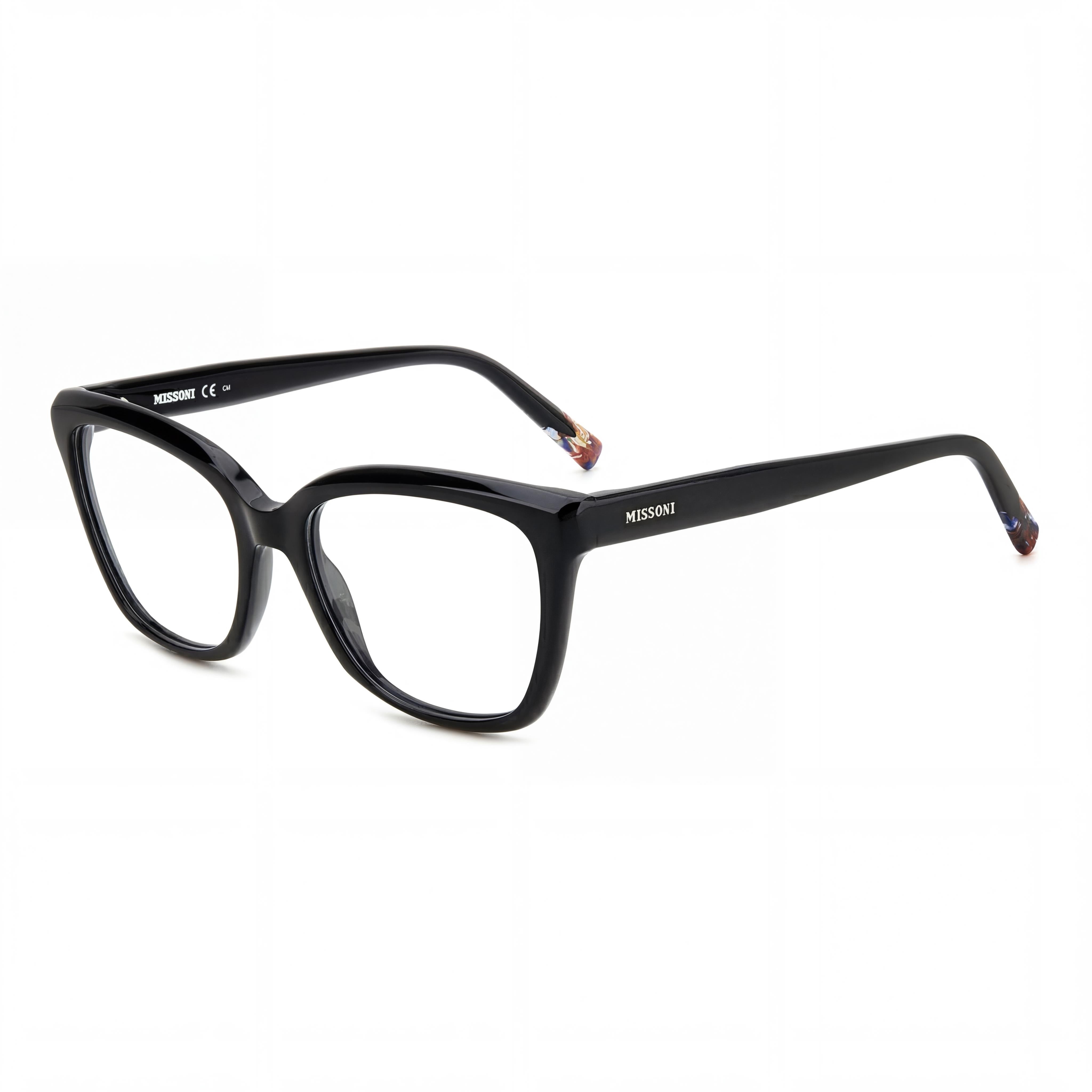 Gafas de sol cuadradas Missoni MIS 0116 negras para mujer, acetato de 53 mm, Photo 1