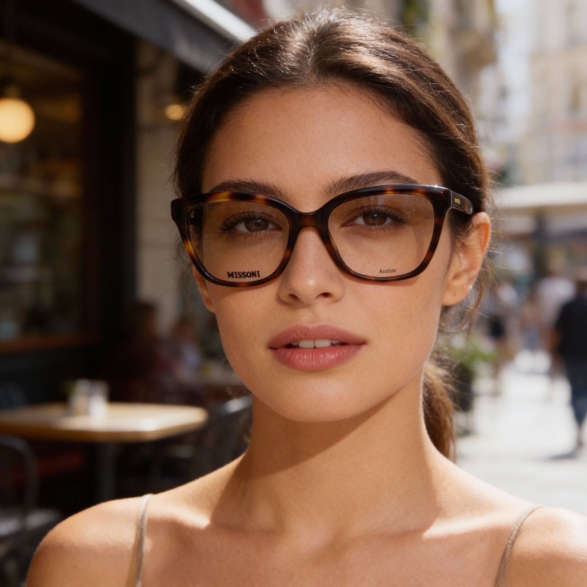Missoni MIS 0116 Gafas de Rectangulares Havana para Mujer, Acetato 53mm, Photo 5