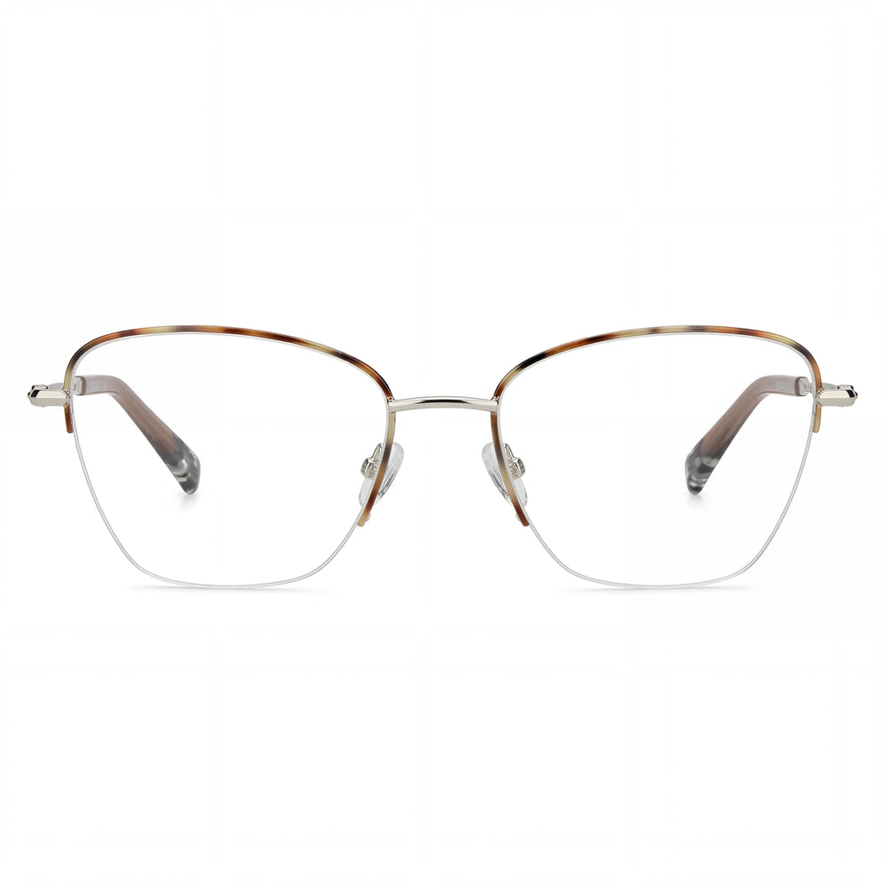 Missoni MIS 0122 Butterfly Eyeglasses for Women — front view, Stainless Steel