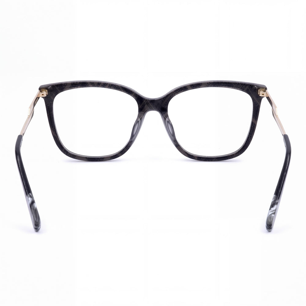 Missoni MIS 0125/G Rectangle Eyeglasses Women — side view, Black Acetate temples
