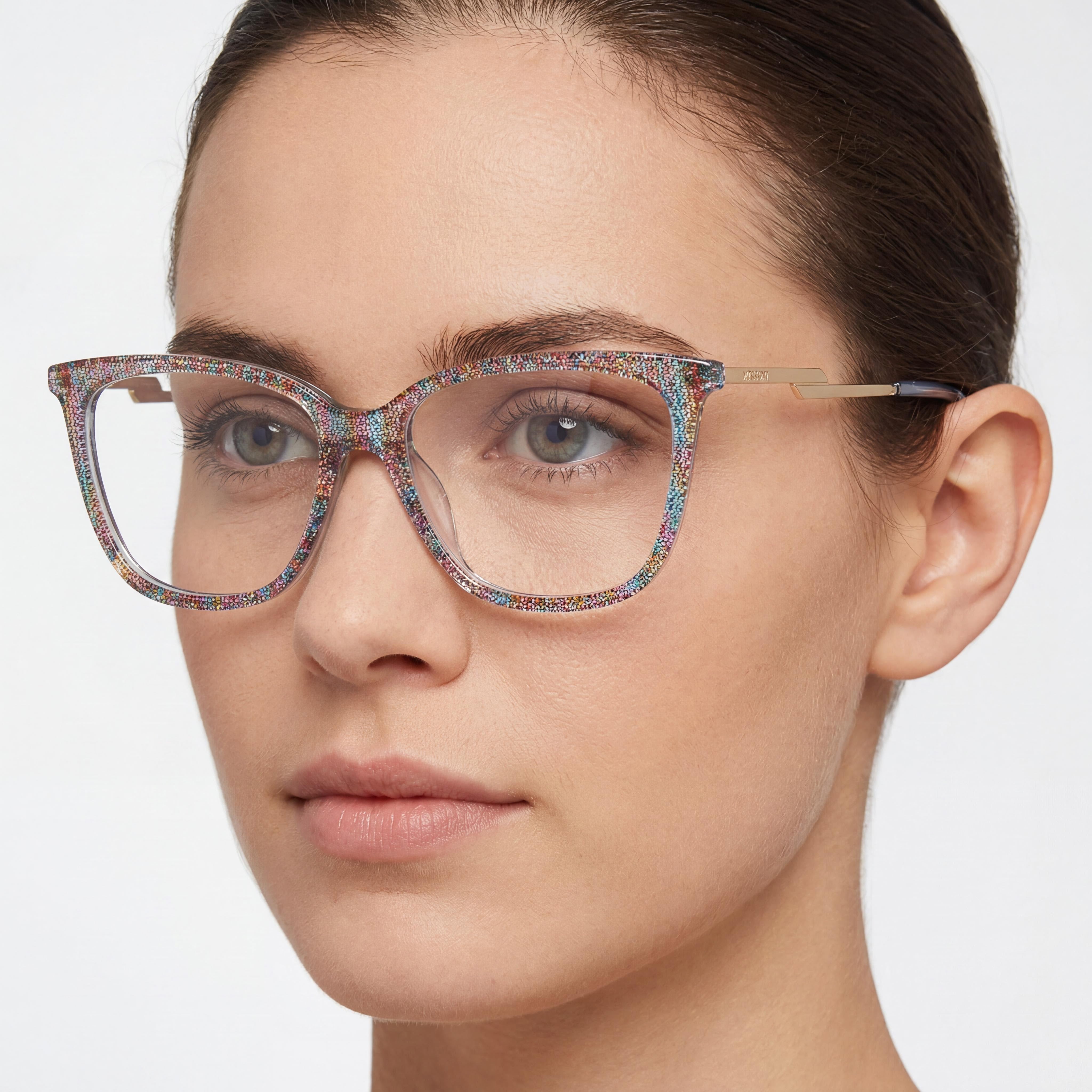 Gafas de sol rectangulares Missoni MIS 0125/G rosadas multicapa para mujer, 53mm, Photo 4