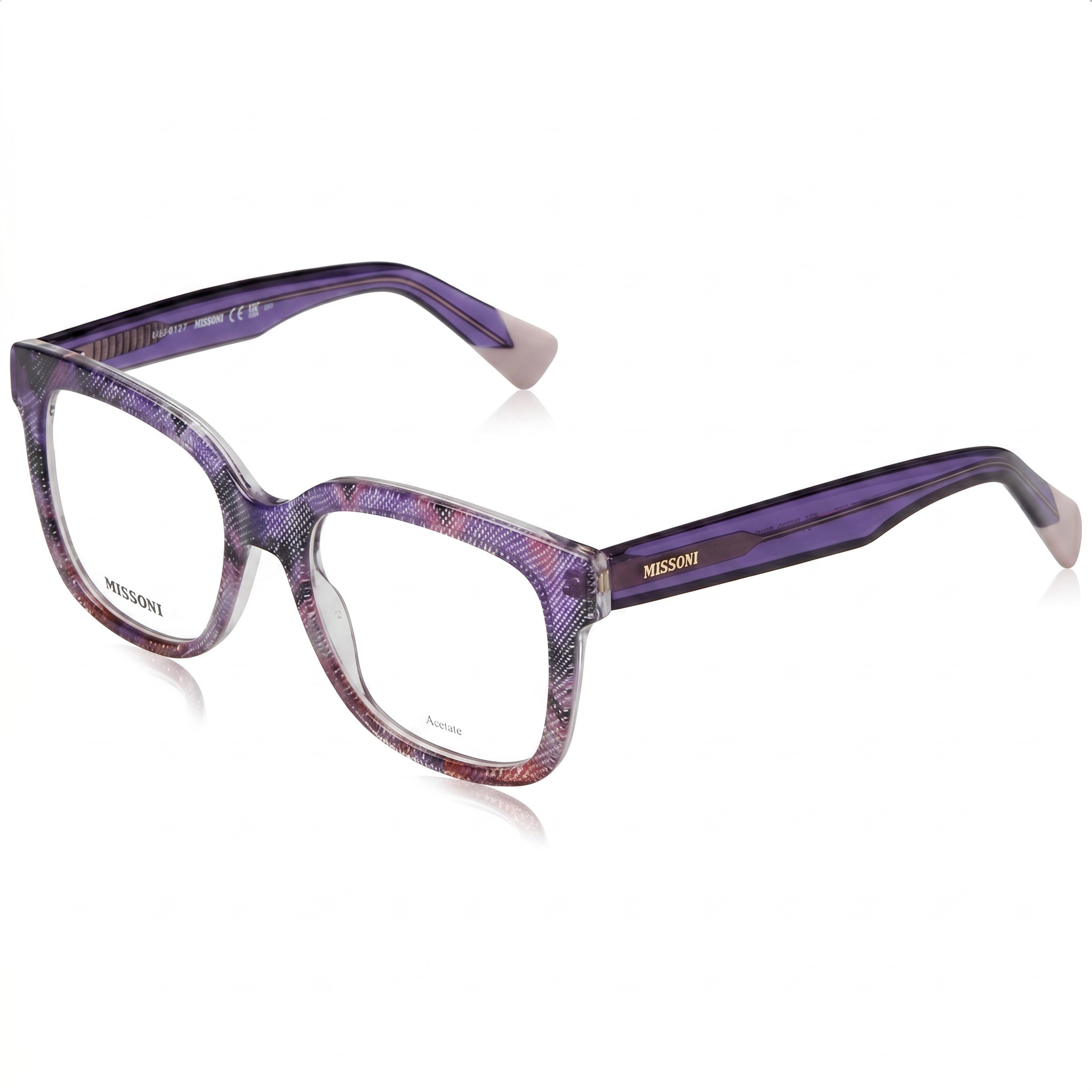 Gafas de sol rectangulares Missoni MIS 0127 rosas violeta para mujer, 51mm, Photo 1