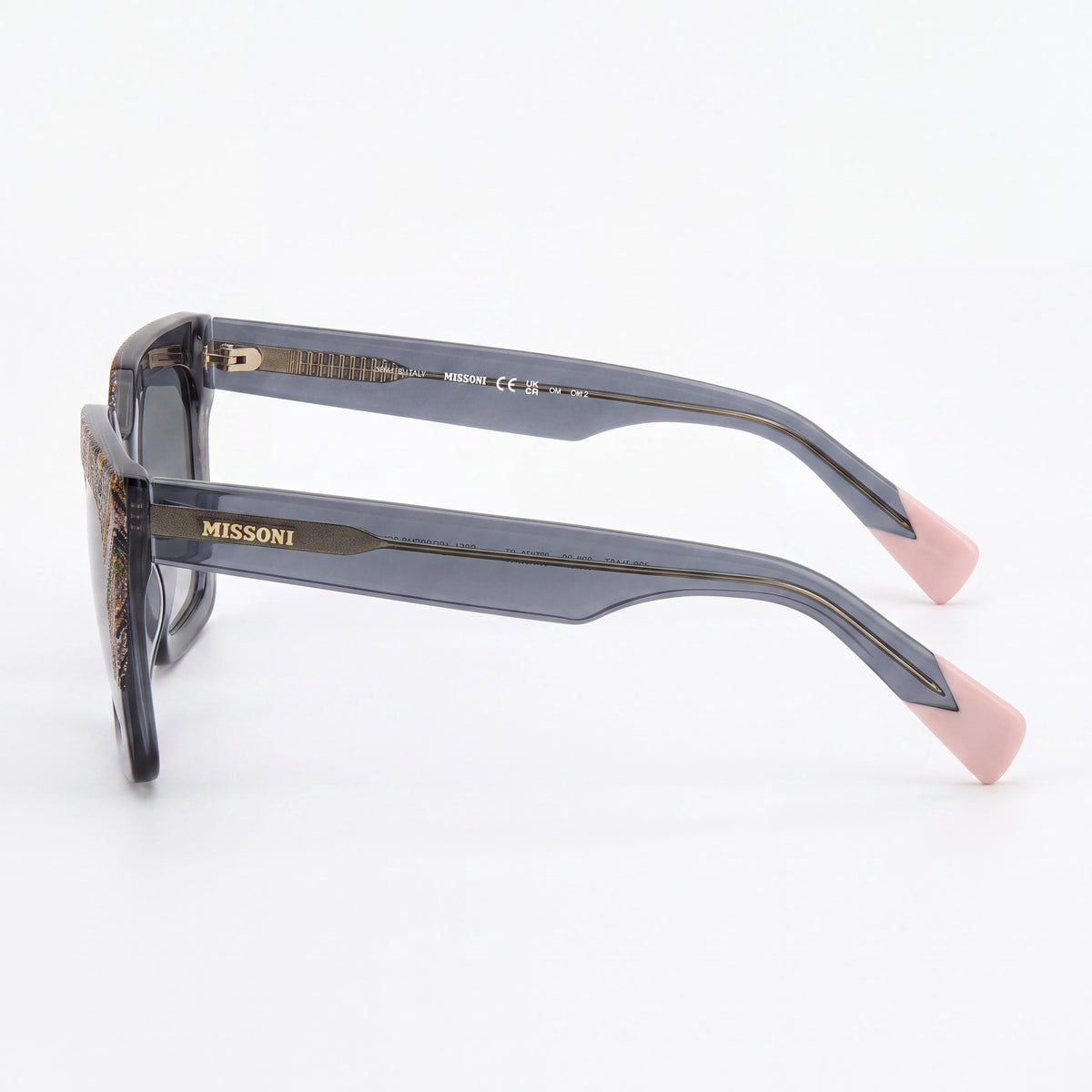 Gafas de sol cuadradas unisex Missoni MIS 0147/S azules, 55 mm, Photo 2