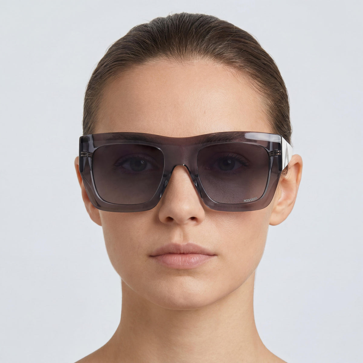 Missoni MIS 0153/S Grey Square Sunglasses for Women, 52mm, Photo 4