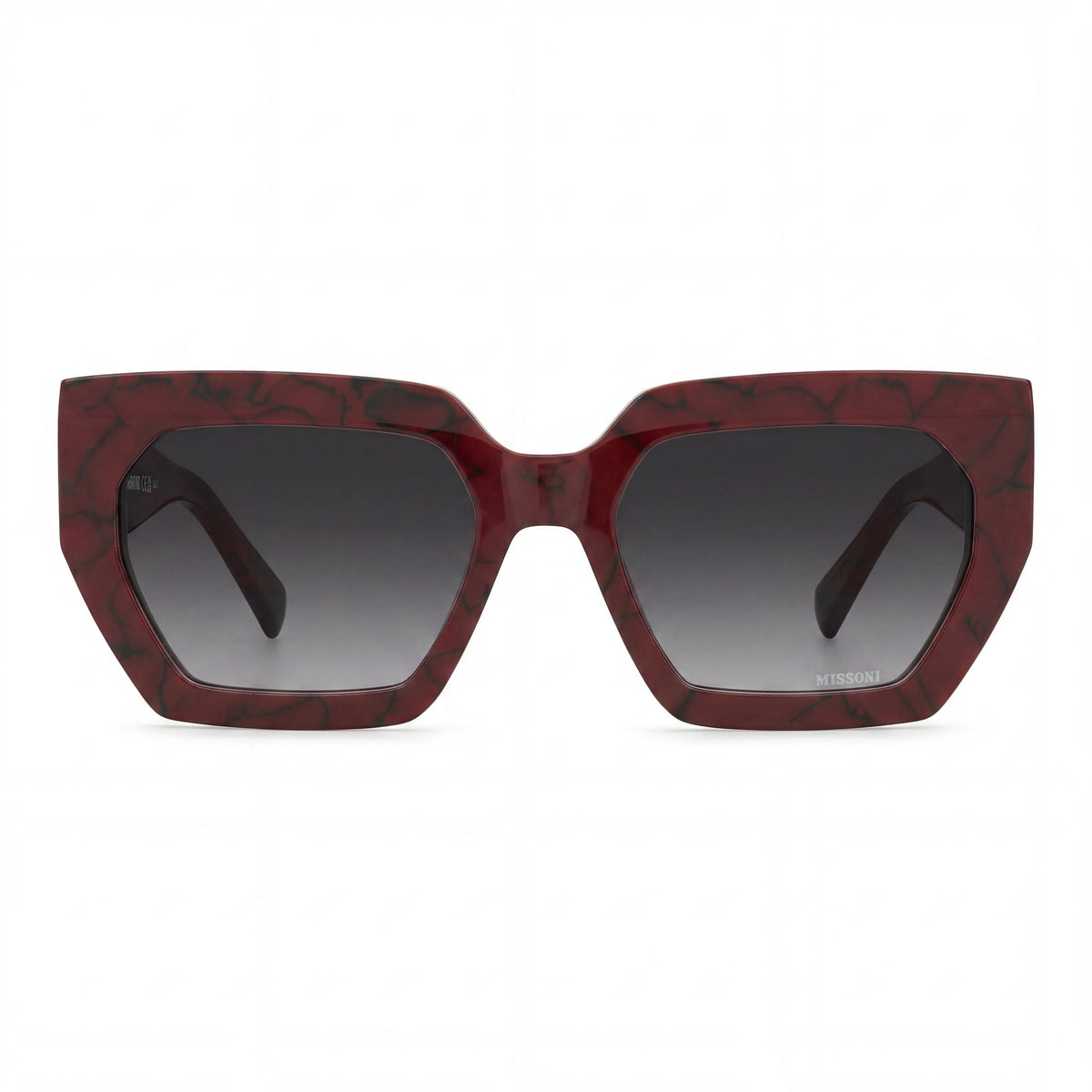 Gafas de sol rectangulares M Missoni MIS 0170/S color rojo mármol para mujer, 55mm, Photo 2