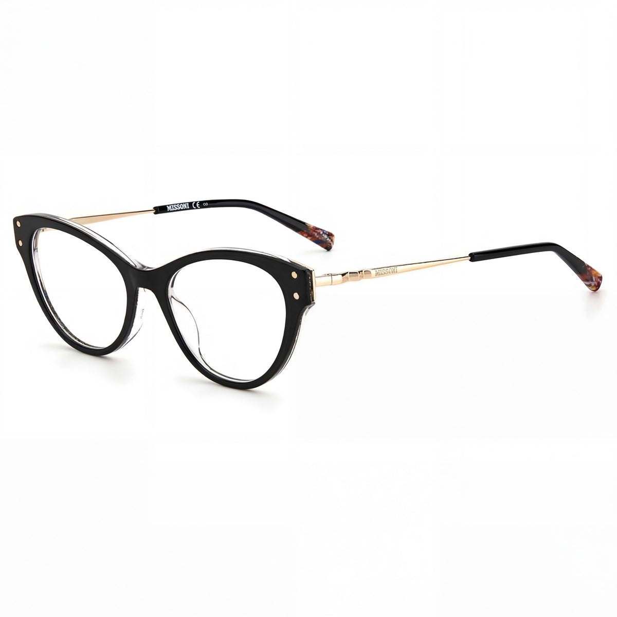 Missoni Mis 0044 Black Rectangle Eyeglasses for Women, 52mm, Photo 1