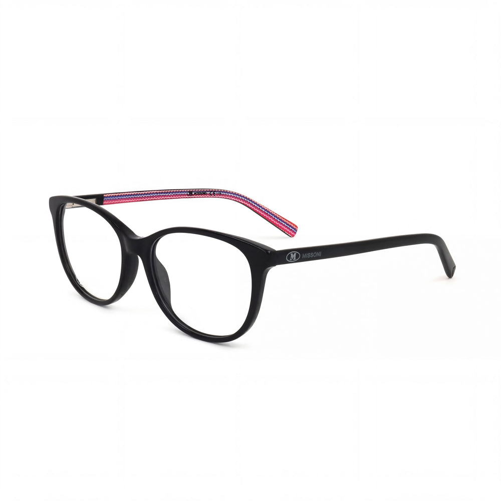 Missoni MMI 0006 Black Round Eyeglasses for Women, Acetate frame