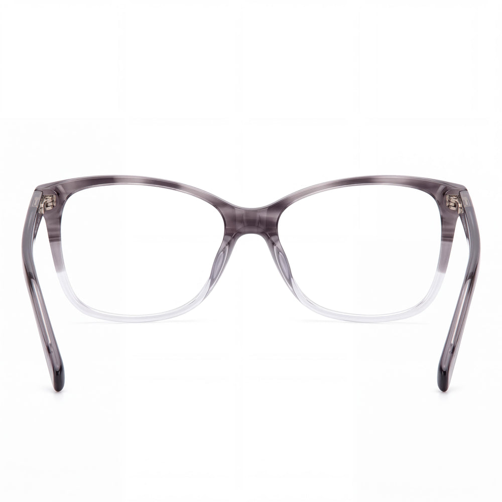 Missoni MMI 0010 Square Eyeglasses Women — side view, Gray Acetate temples