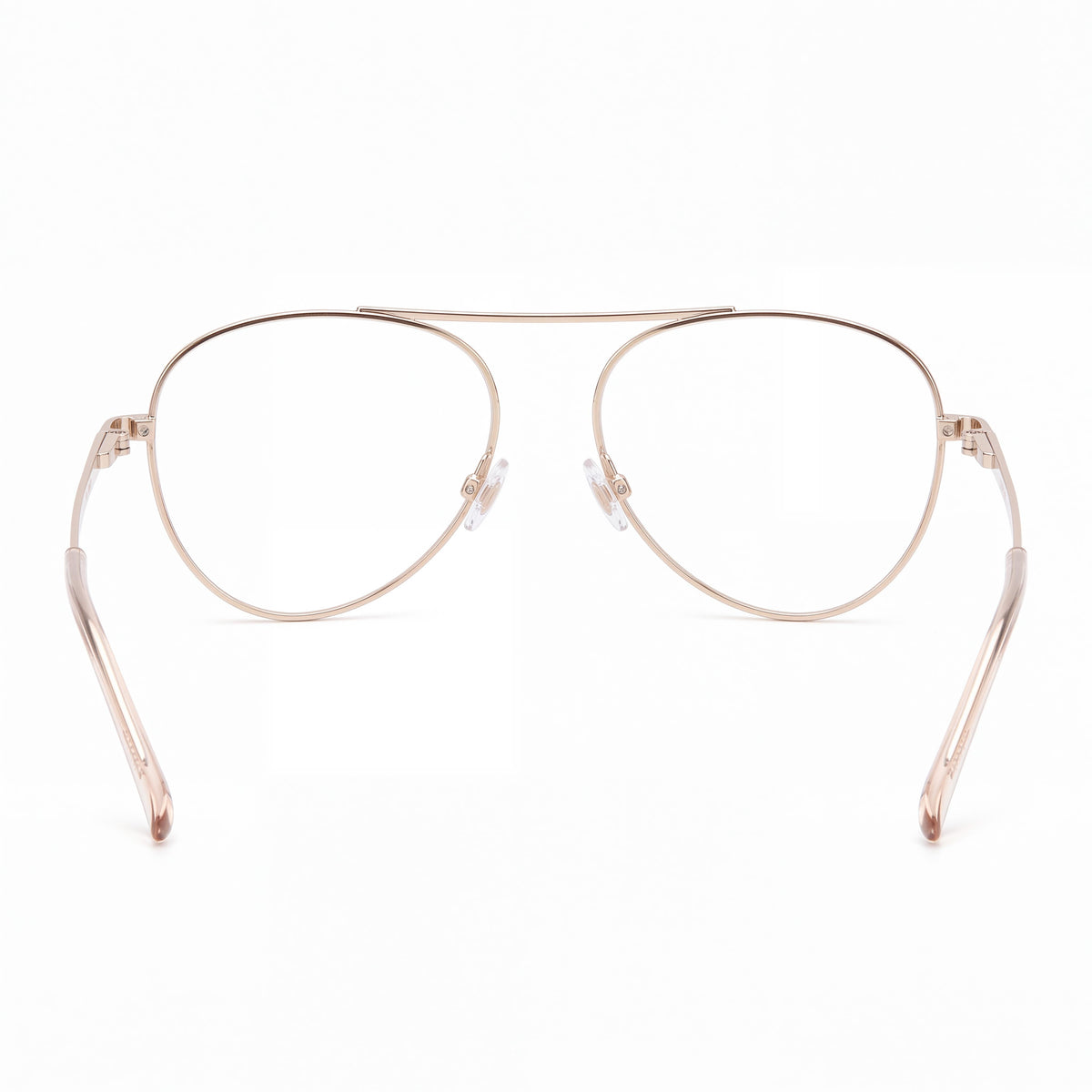 Gafas graduadas de aviador para mujer Missoni MMI 0023 S45 en oro rosa, Photo 2