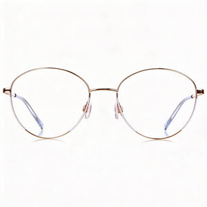 Missoni MMI 0024 Round Eyeglasses for Women — front view, Alloy Steel