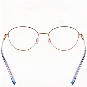 Missoni MMI 0024 Round Eyeglasses for Women — interior view, Polycarbonate demo lenses