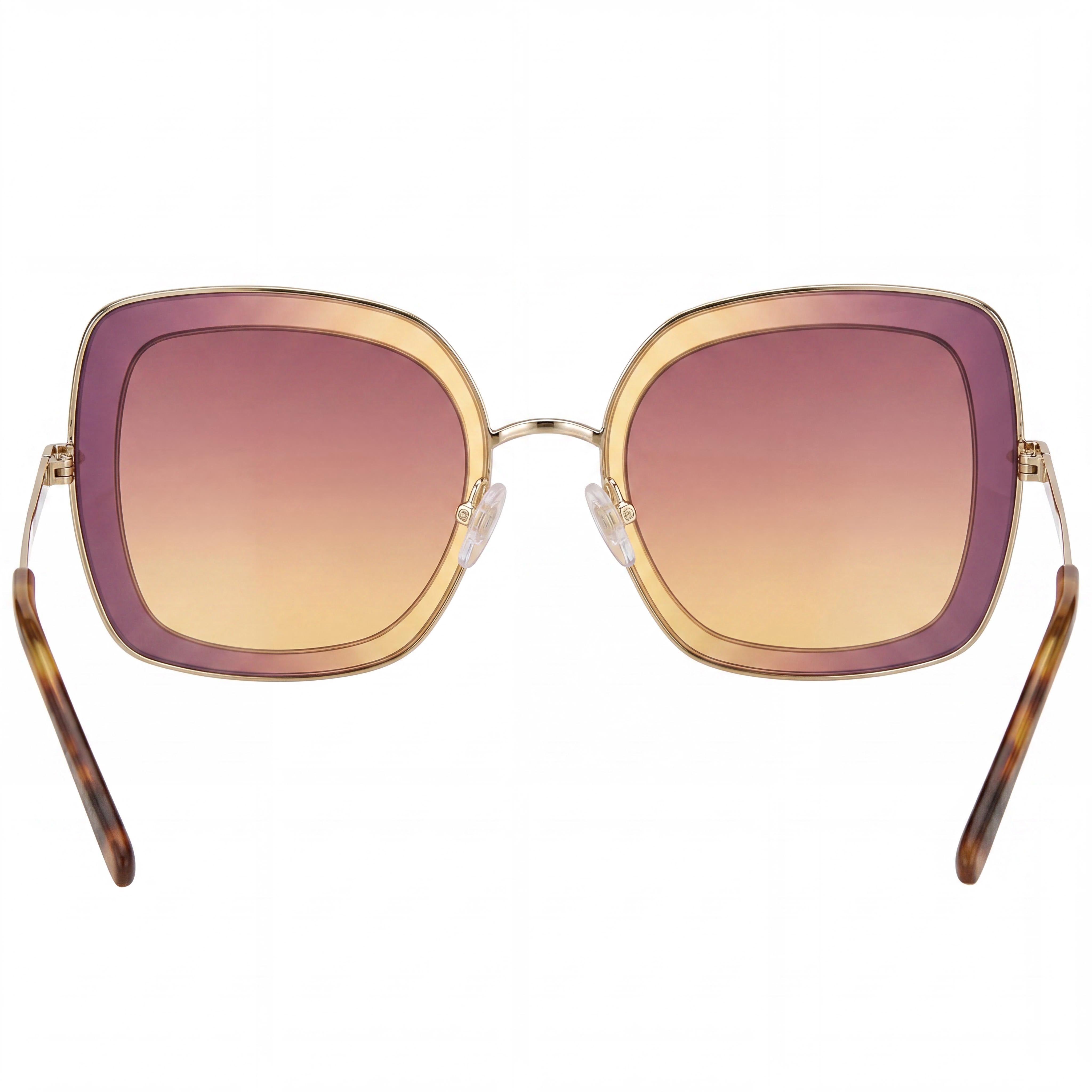 Gafas de sol cuadradas rosas Missoni Mmi 0034/s para mujer, 52 mm, Photo 4