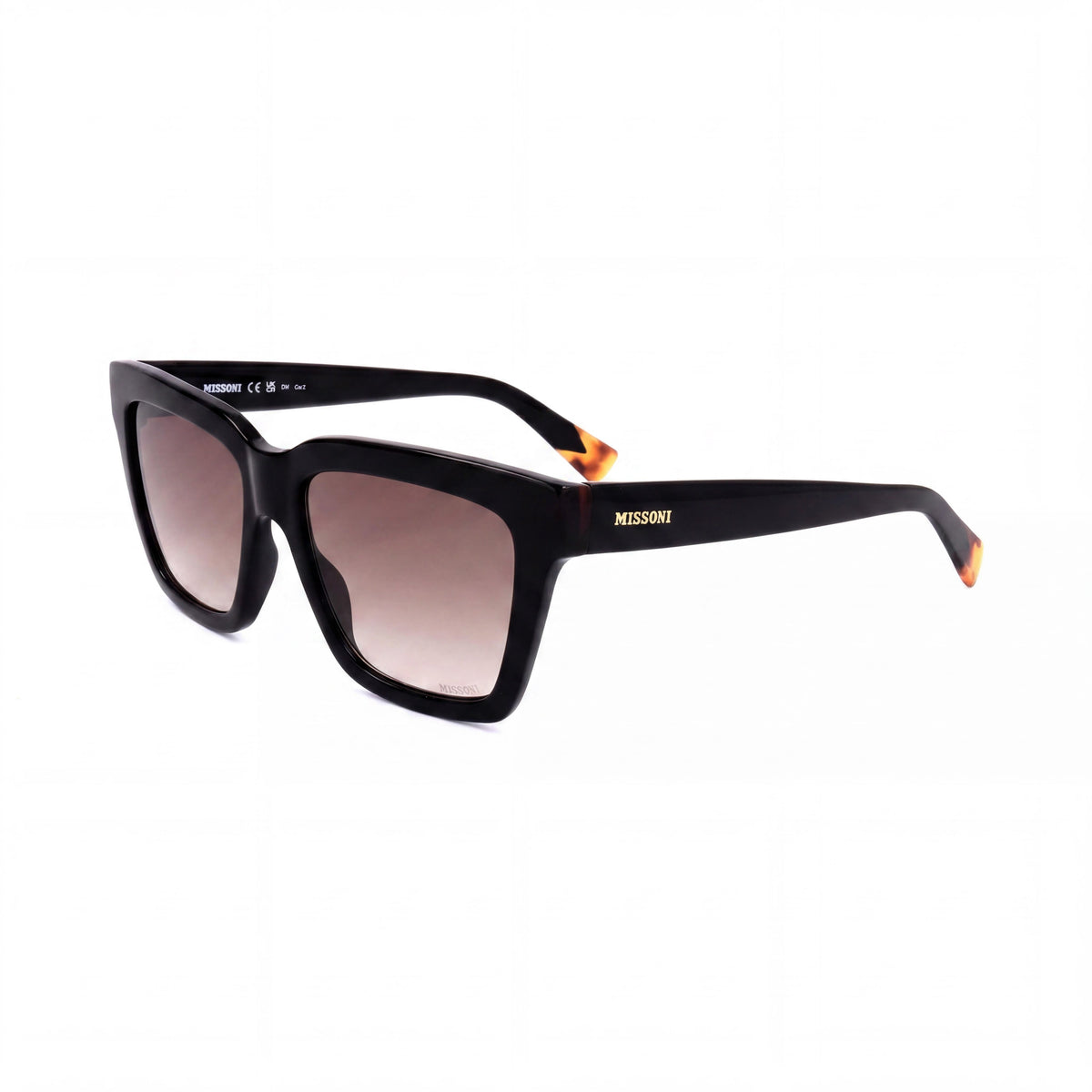 Missoni Modern Black Cat Eye Sunglasses for Women, 55mm, Photo 1