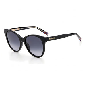 Missoni Modern Black Cat Eye Sunglasses for Women, Dark Grey Shaded lens
