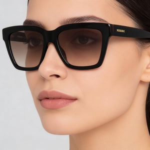 Missoni Modern Cat Eye Sunglasses for Women — interior view, Non-Polarized lens detail