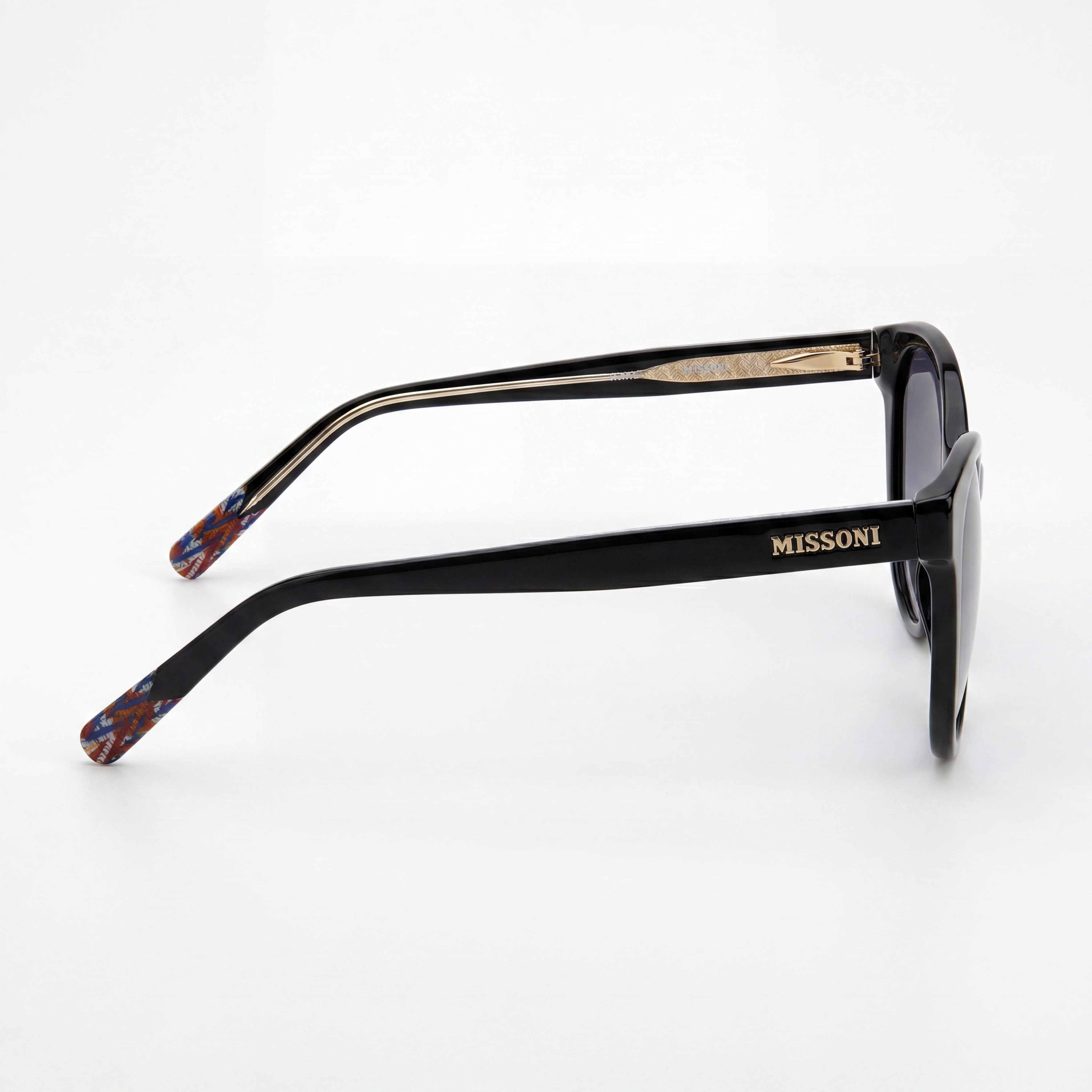 Missoni Modern Black Cat Eye Sunglasses for Women, 54mm, Photo 3
