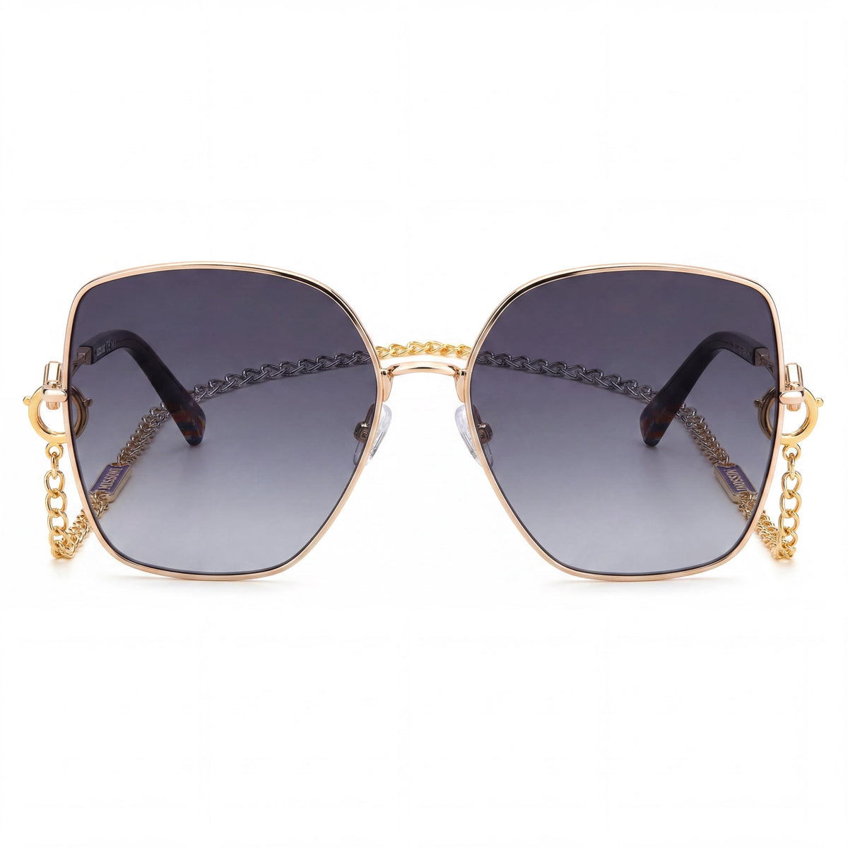 Missoni Modern Gold Dark Grey Butterfly Sunglasses for Women, 59mm, Photo 2