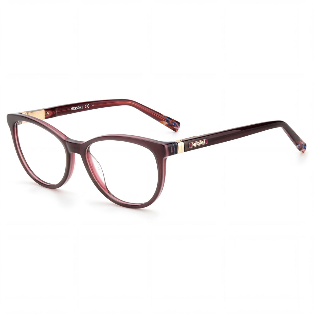 Missoni Red Oval Eyeglasses for Women, Acetate frame