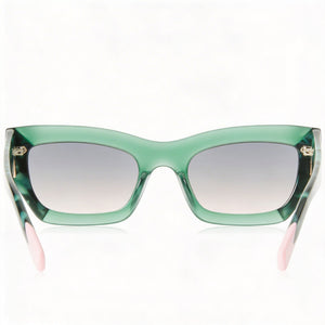 Missoni Seasonal Rectangle Sunglasses Unisex — interior view, Non-Polarized lens detail