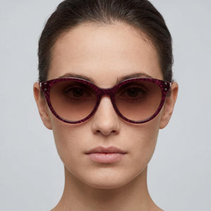 Missoni Sport Cat Eye Sunglasses for Women — interior view, Non-Polarized lens detail