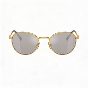 Miu Miu Round Sunglasses for Women — front view, Metal frame