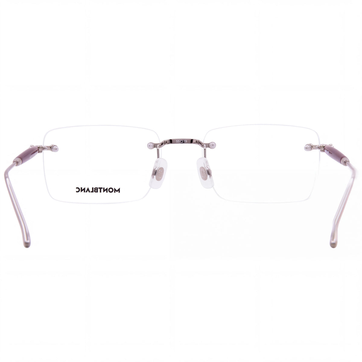 Montblanc 36, 80 Silver - Transparent Eyeglasses Unisex, Photo 2