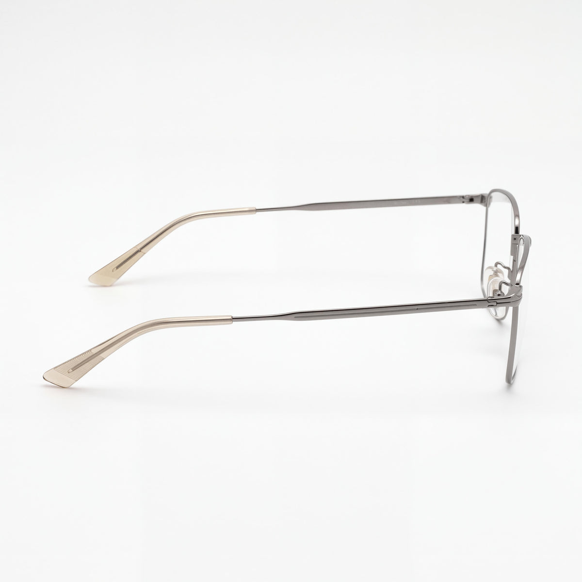 Montblanc MB 0308 Gunmetal Transparent Eyeglasses for Men, 29mm, Photo 2