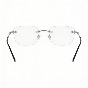 Montblanc MB0130O Rectangle Eyeglasses for Men — front view, Metal