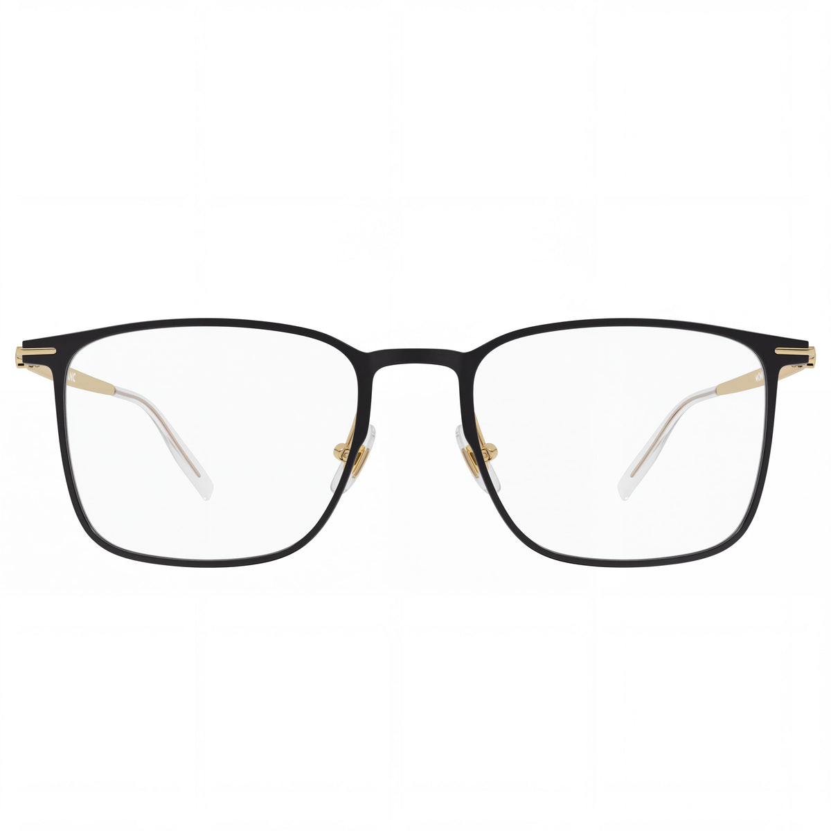 Montblanc MB0193O Matte Black Square Eyeglasses for Men, 55mm, Photo 2