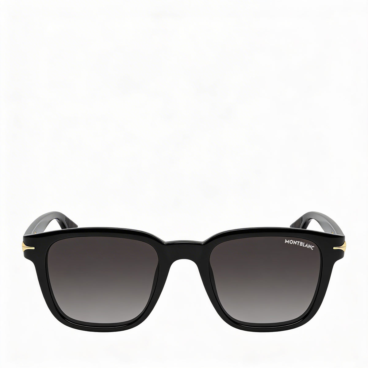 Gafas de sol rectangulares Montblanc MB0302S negras / grises para mujer, 51 mm, Photo 2