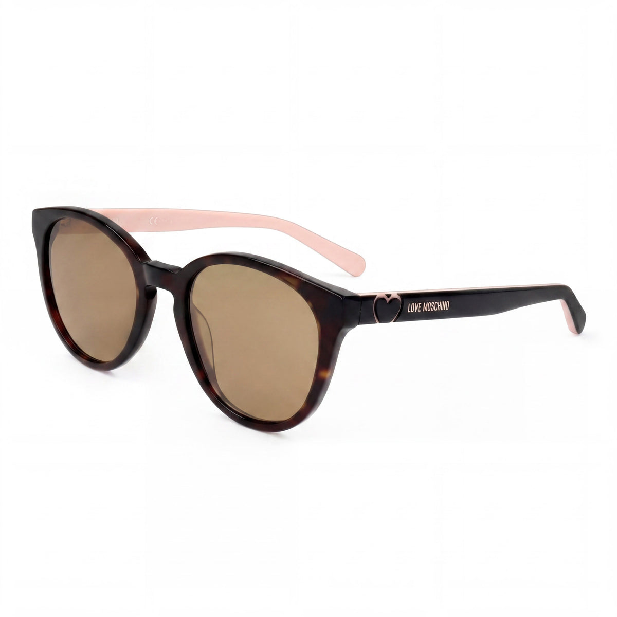 Moschino Dark Havana Brown Rectangle Sunglasses for Women, 51mm, Photo 1