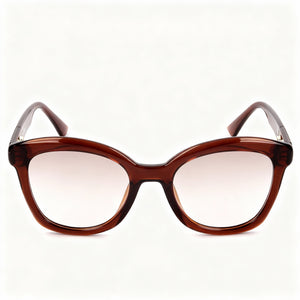 Moschino Square Eyeglasses for Women — front view, Cellulose Propionate