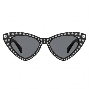 Moschino Casual Cat Eye Sunglasses for Women — front view, Plastic frame