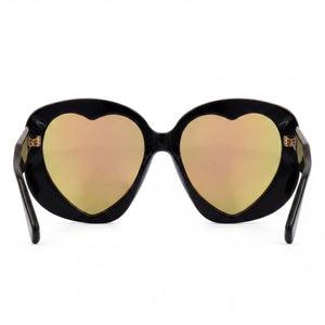 Moschino Casual Rectangle Sunglasses for Women — front view, Acetate frame