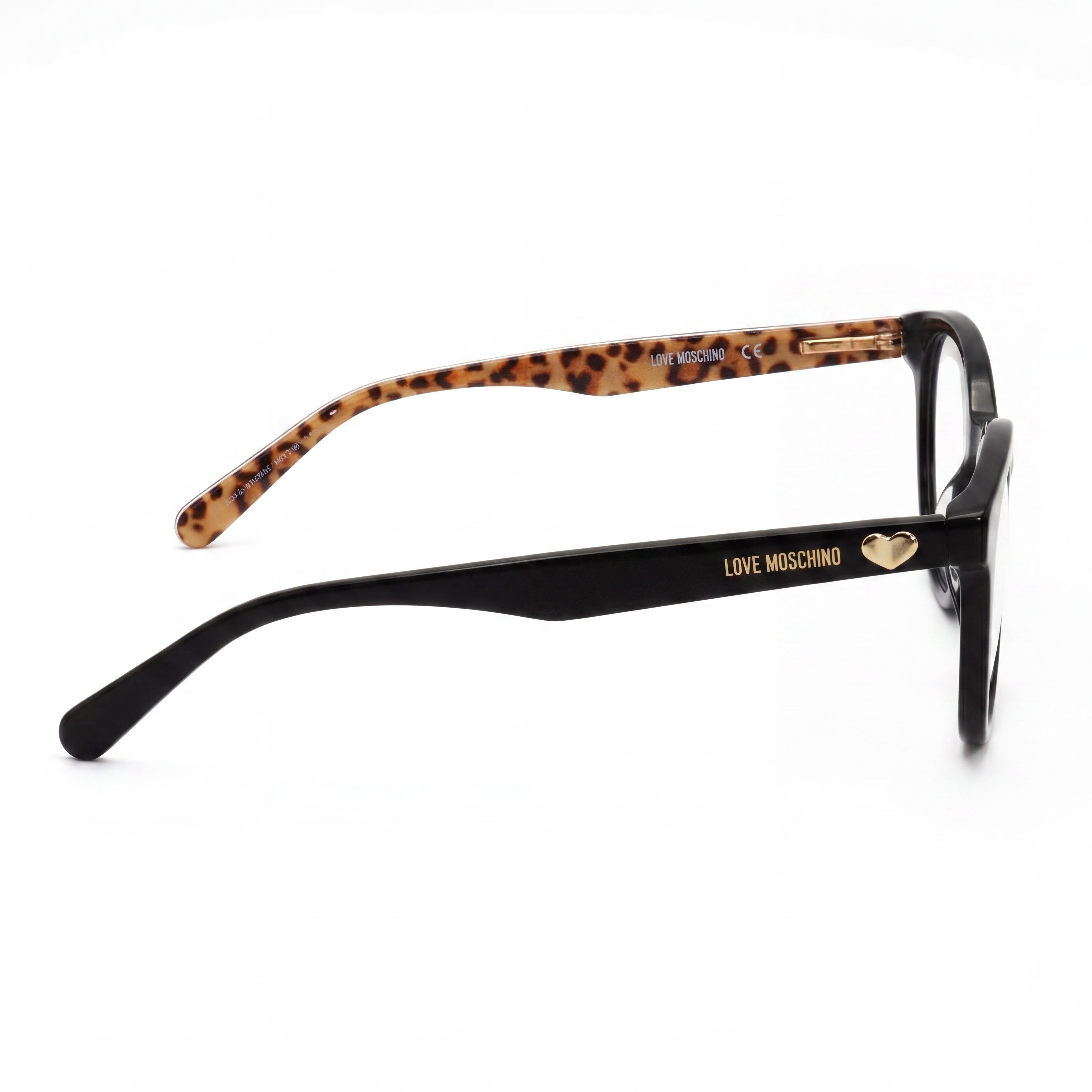 Moschino Eyewear Black Round Eyeglasses for Women, Acetate, Photo 2
