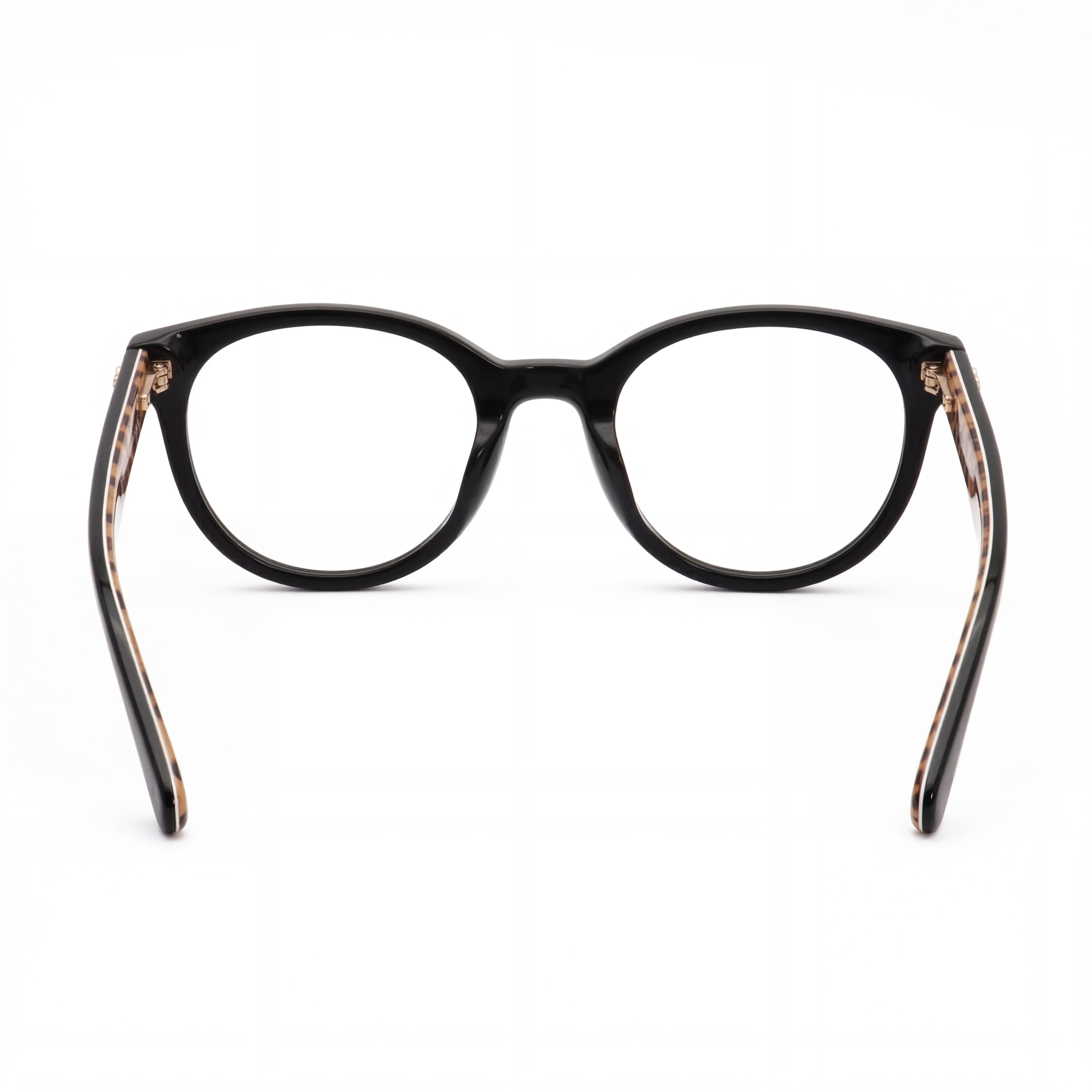 Moschino Eyewear Black Round Eyeglasses for Women, Acetate, Photo 3