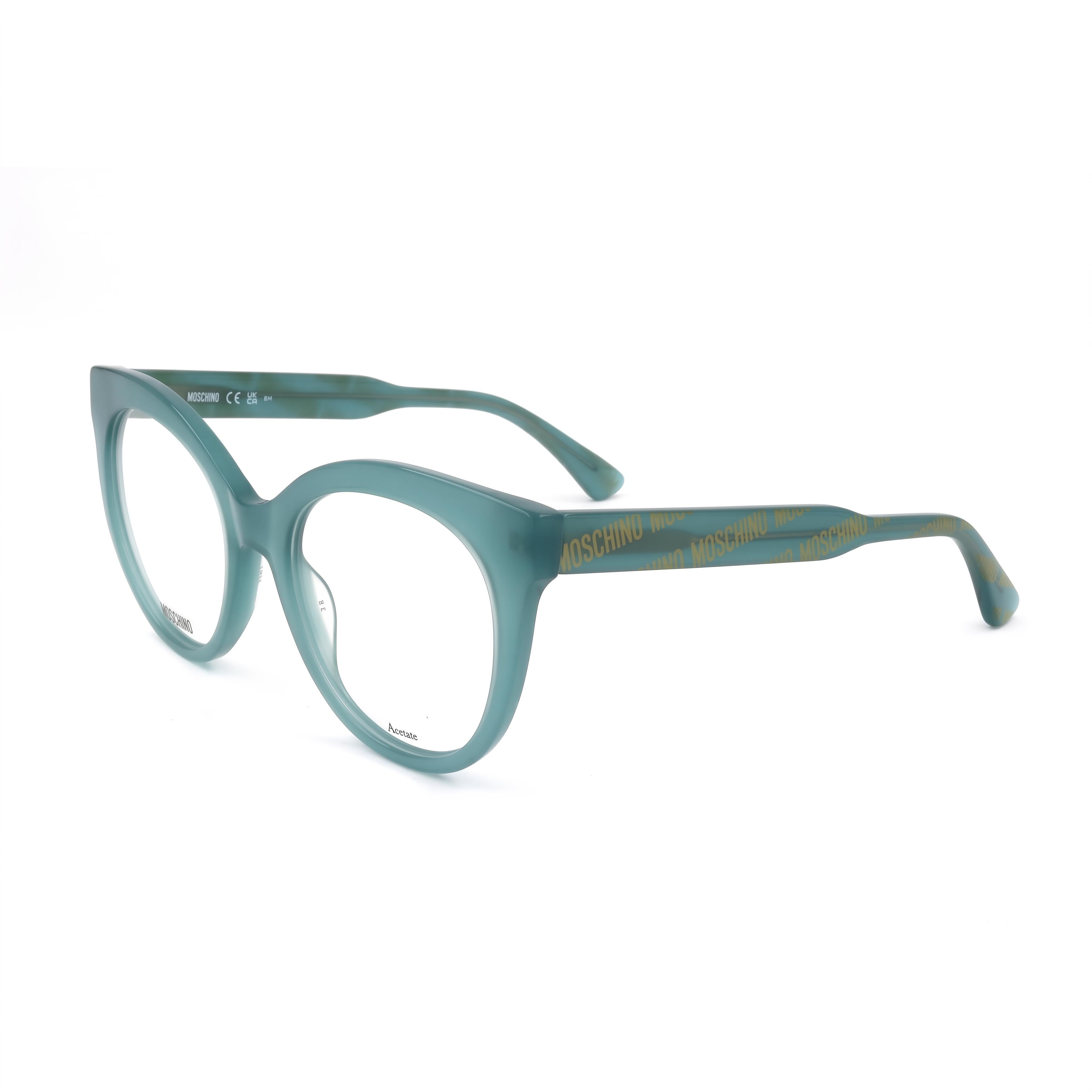 Gafas Moschino ojo de gato verdes para mujer, plástico 51 mm, Photo 1