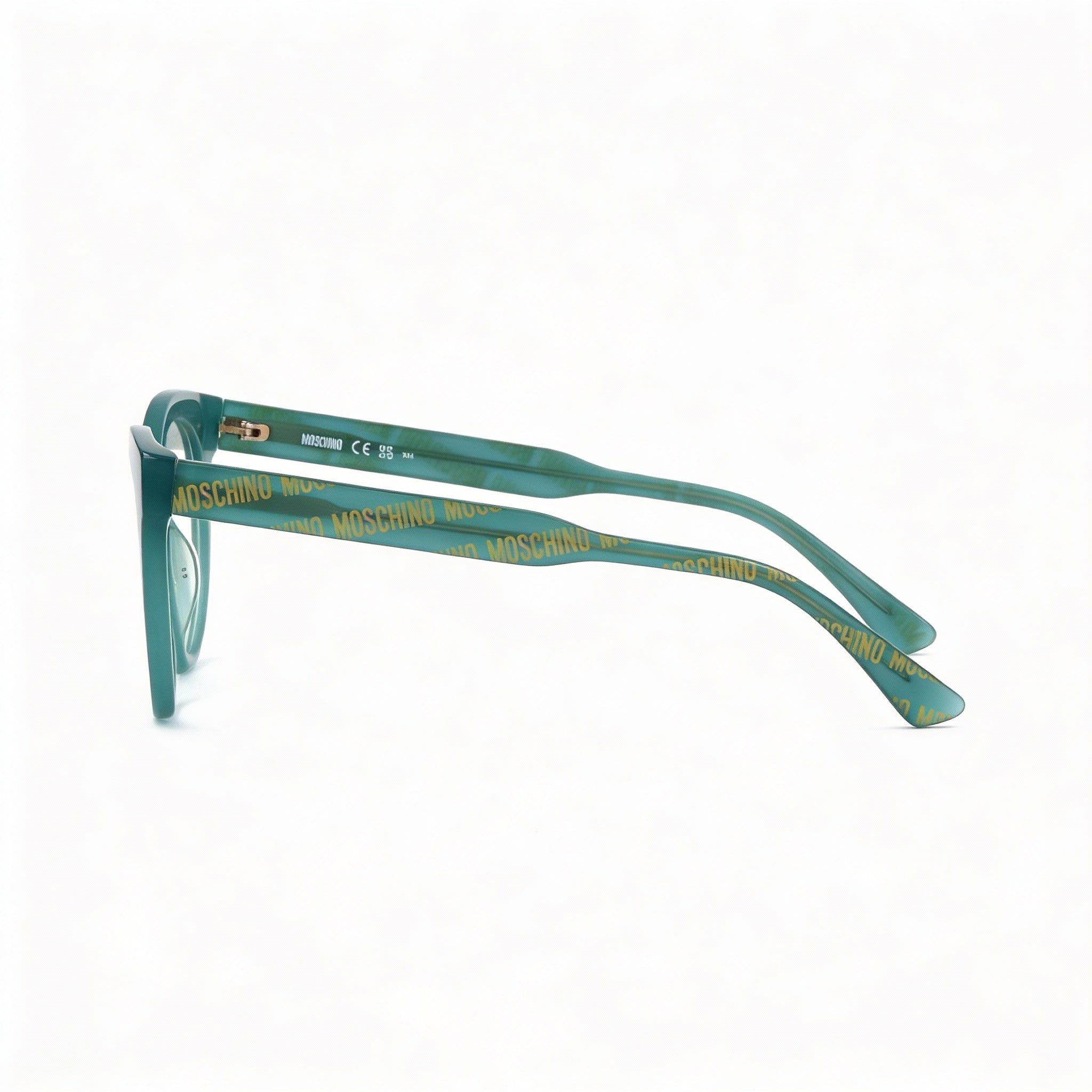 Gafas Moschino ojo de gato verdes para mujer, plástico 51 mm, Photo 3