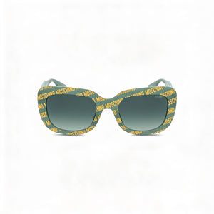 Moschino Rectangle Sunglasses for Women — front view, Acetate frame