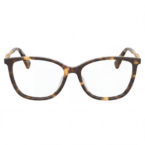 Moschino Rectangle Eyeglasses for Women — front view, Acetate
