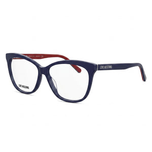 Moschino MOL506 Blue Cat Eye Eyeglasses for Women, Acetate frame