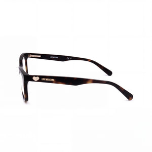 Moschino MOL517 Square Eyeglasses for Women — front view, Acetate