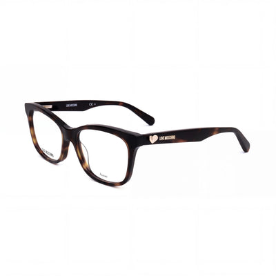 Moschino MOL517 Havana Square Eyeglasses for Women, Acetate frame