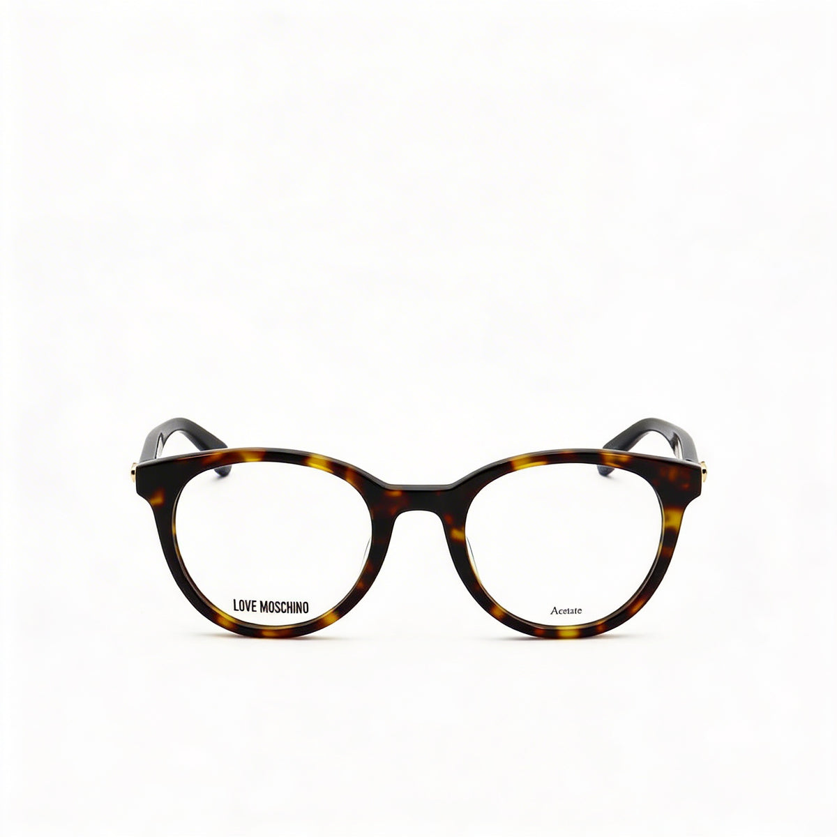 Gafas graduadas redondas Moschino MOL518 Habana para mujer, 49 mm, Photo 2