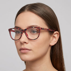 Moschino MOL524 Red Eyeglasses Women — lifestyle wear, office and reading