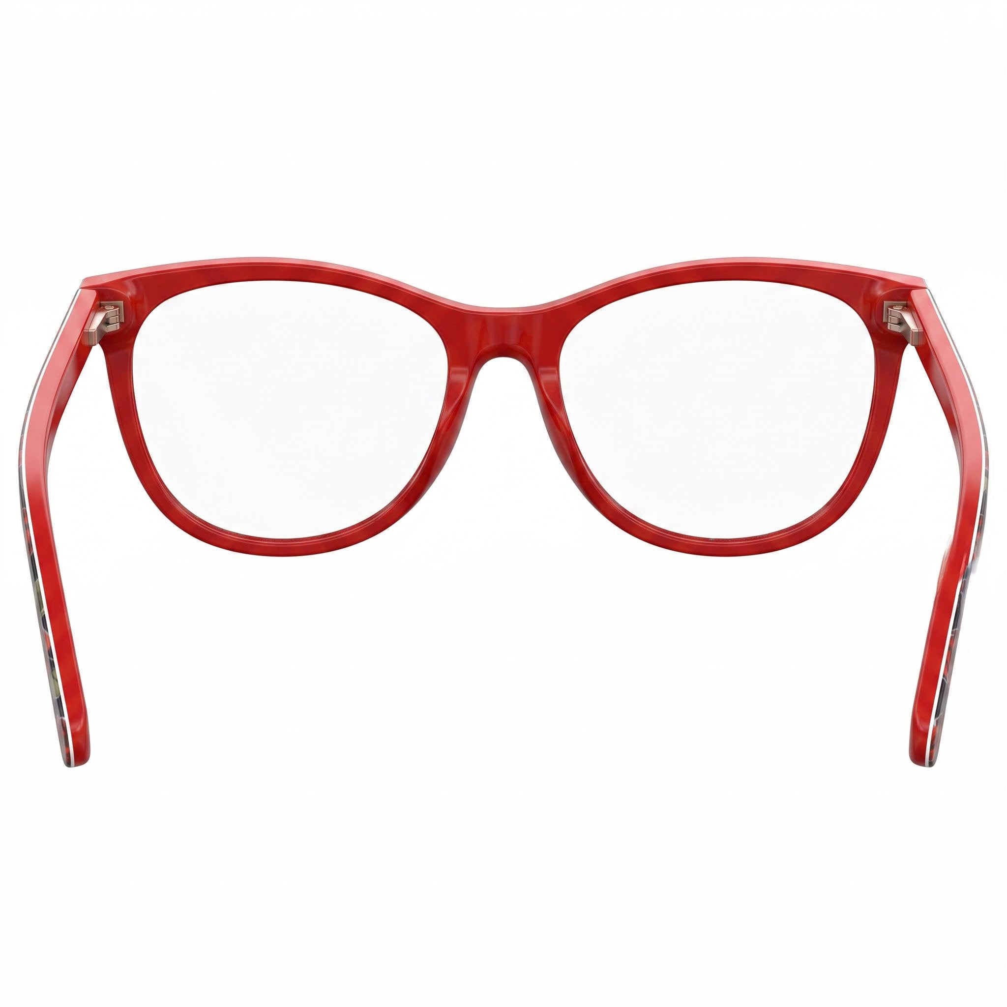 Moschino MOL524 Red Square Eyeglasses for Women, Acetate 53mm, Photo 3