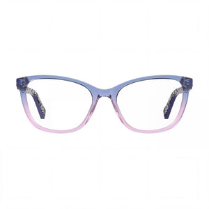 Moschino Mol575 Rectangle Eyeglasses for Women — front view, Acetate